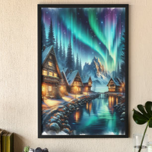 Poster Serenidade na margem das águas