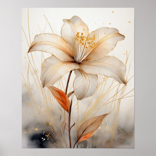 Poster Serenidade Saffron (Frente)