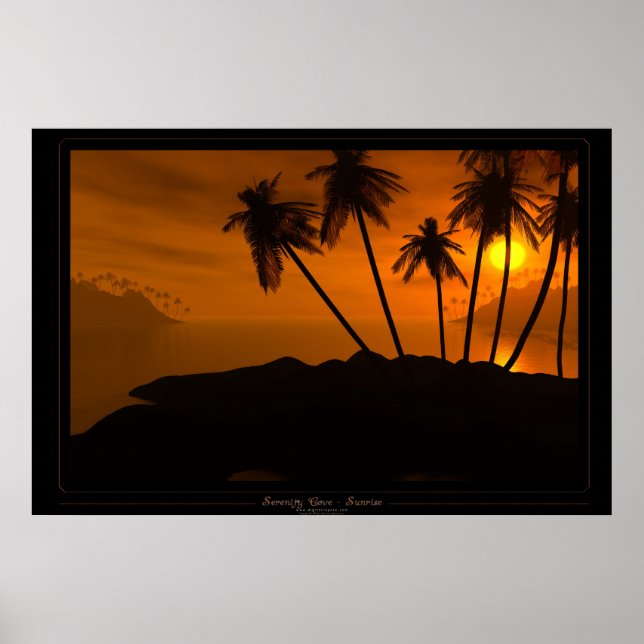 Poster Serenity Cove - Sunrise Edition (Frente)