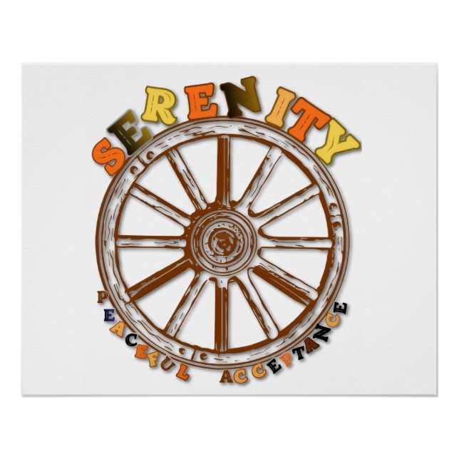 Pôster Serenity - Peaceful Acceptance Poster (Frente)