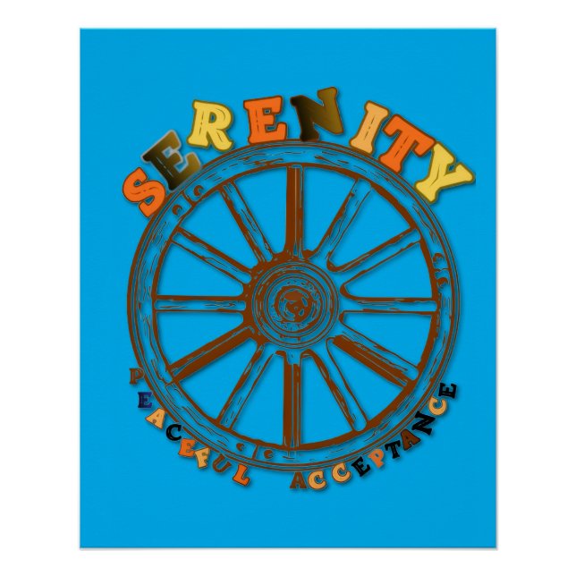 Pôster Serenity - Peaceful Acceptance Poster (Frente)