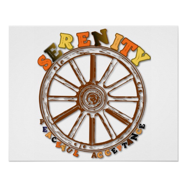 Pôster Serenity - Peaceful Acceptance Poster (Frente)