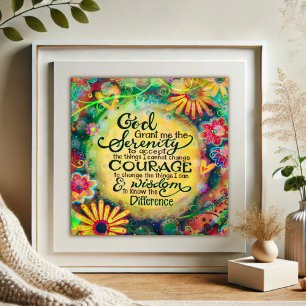 Poster "Serenity Prayer"
