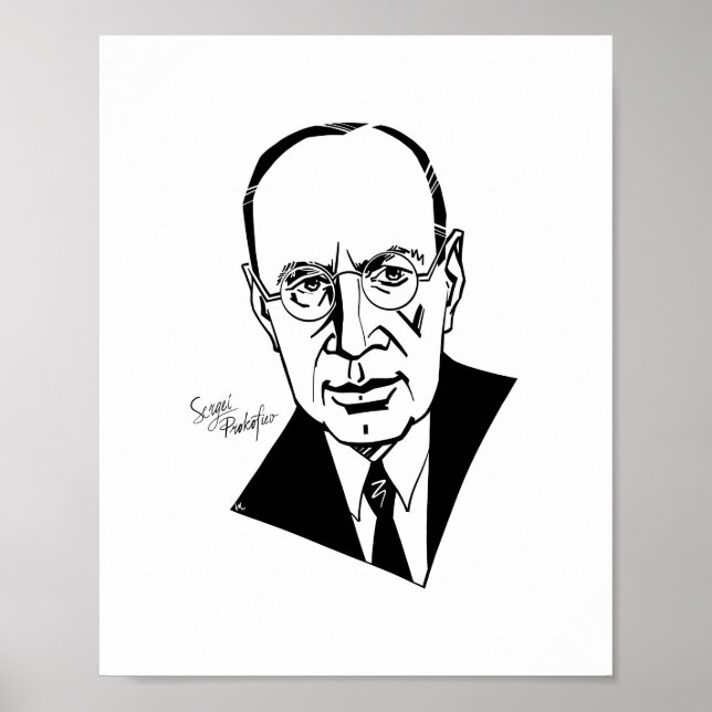 Poster Sergei Prokofiev (Frente)