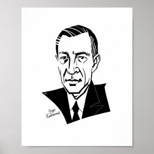 Poster Sergei Rachmaninoff