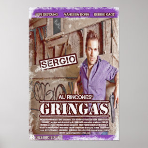 Poster Sergio - cartaz cinematográfico de Gringas