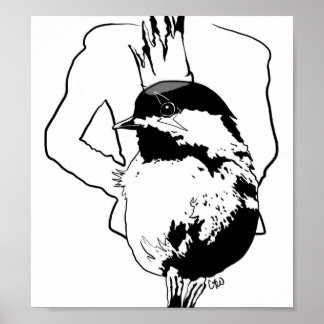 Poster série 1 de aves gaga