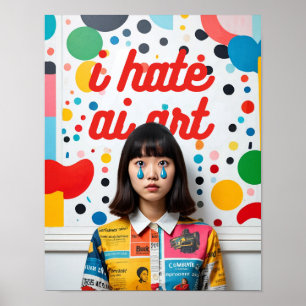 Poster Série 6 "Odeio Arte AI"