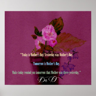 Pôster Série de Mensagens Mãe III