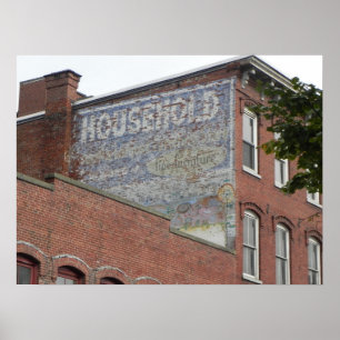 Pôster Série de telhados de Lowell Massachusetts