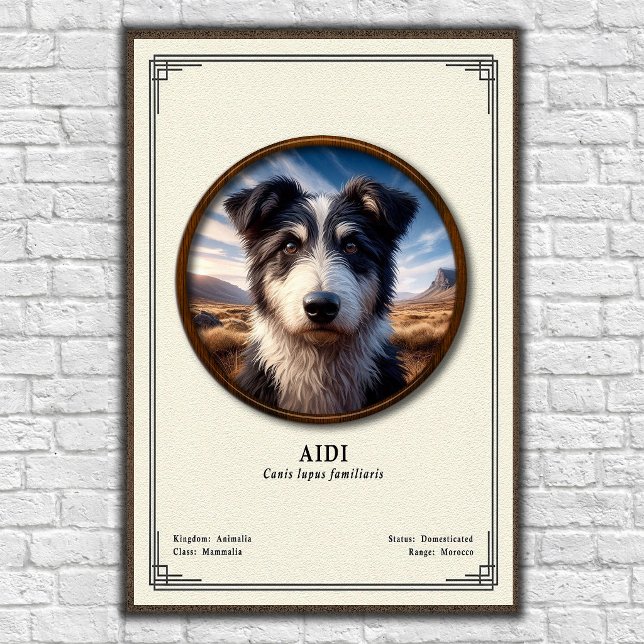 Poster Série de Zoologia Aidi (Criador carregado)