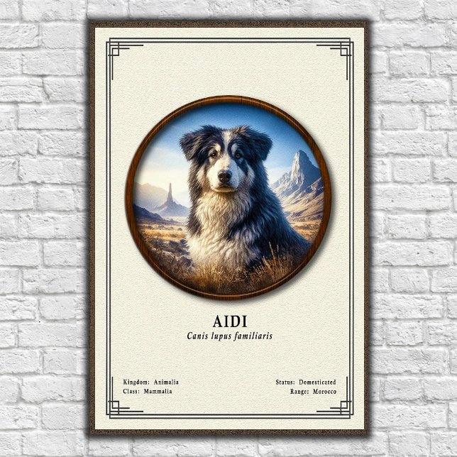 Poster Série de Zoologia Aidi (Criador carregado)