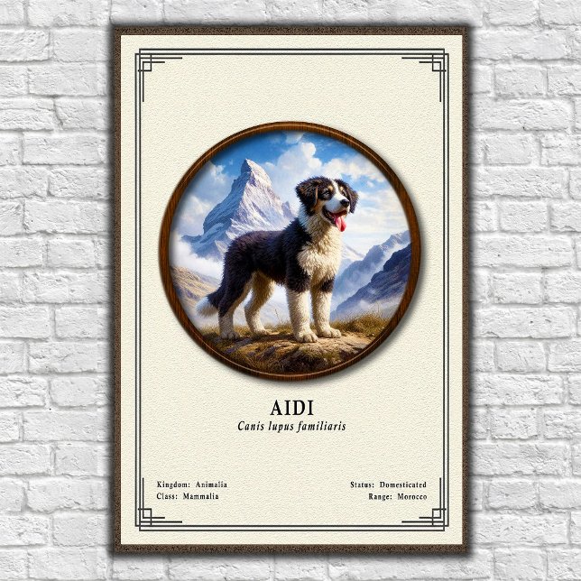 Poster Série de Zoologia Aidi (Criador carregado)