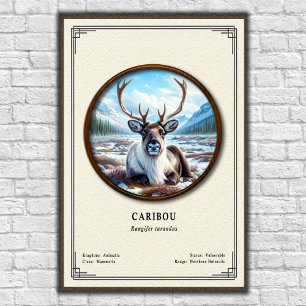 Poster Série de Zoologia de Caribu