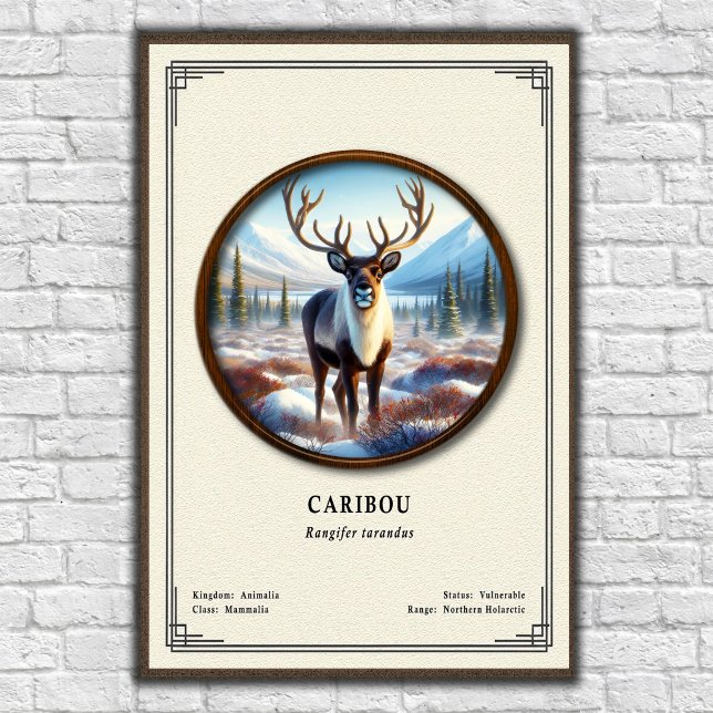 Poster Série de Zoologia de Caribu (Criador carregado)