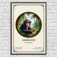 Série de Zoologia de Chimpanzés