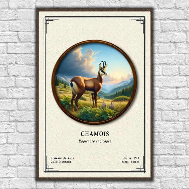 Poster Série de Zoologia do Camurça (Criador carregado)