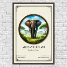 Série de Zoologia do Elefante Africano