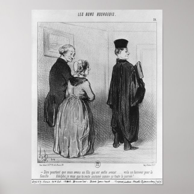 Poster Série "Les Bons Bourgeois" (Frente)