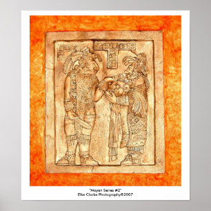 Poster Série maia #2 da foto dos Carvings