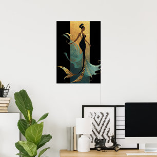POSTER SÉRIE MERMAID NOIR #1 