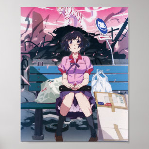 Poster Série Monogatari - Hanekawa Tsubasa