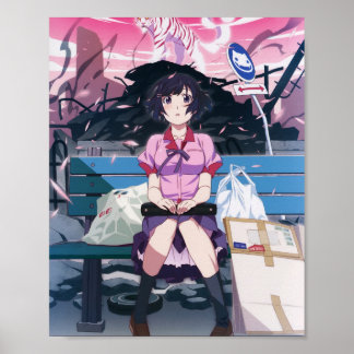 Poster Série Monogatari - Hanekawa Tsubasa