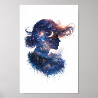 Poster Série Silhueta Paisagem dos Sonhos