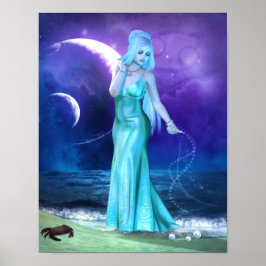Poster Série Zodiac: Canvas do Cancer/Impressão