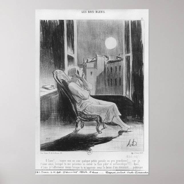 Poster Series 'Les Bas-Bleus', O Moon (Frente)
