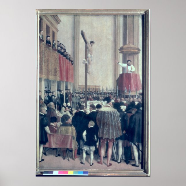 Poster Sermão do Legado Papal, Cornelius Musso (Frente)