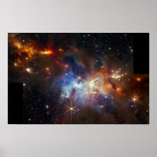 Poster Serpens (Imagem NIRCam)
