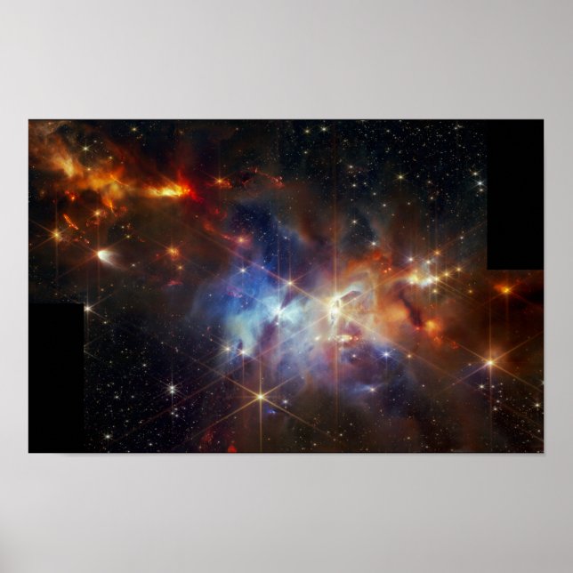 Poster Serpens (Imagem NIRCam) (Frente)