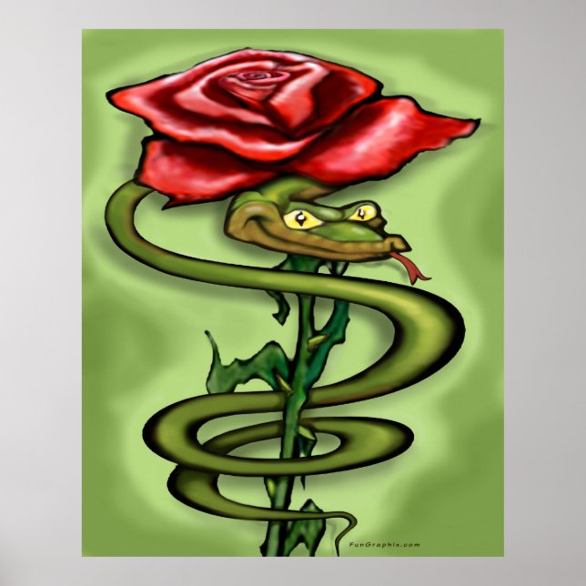 Poster Serpent n Rose (Frente)