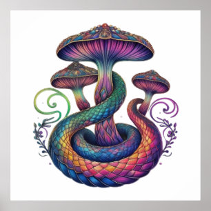 Poster Serpentine Mushroom Enchantagem