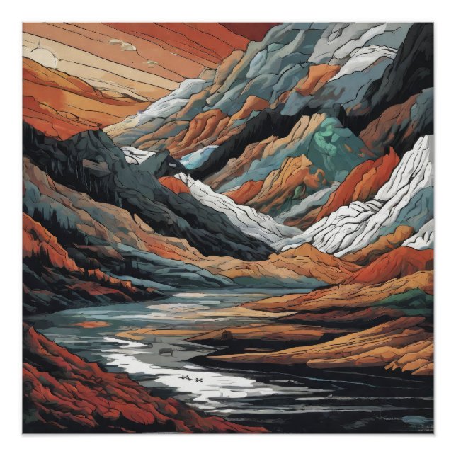 Pôster Serpentine Valley (Frente)