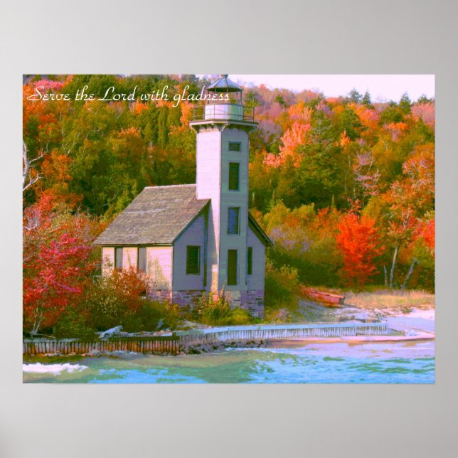 Pôster Serve o Senhor com alegria (Frente)