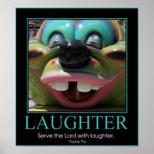Pôster Serve the Lord with Laughter