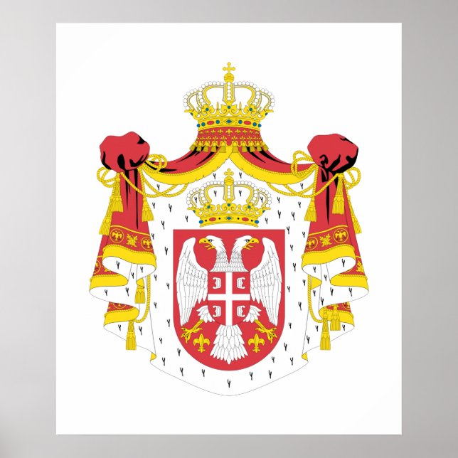 Poster Sérvia COA (Frente)