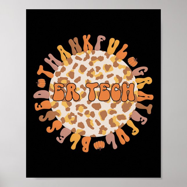 Poster Serviço de Ação de Graças técnico do ER Tech (Frente)