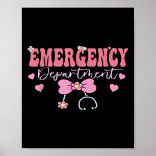 Poster Serviço de Emergência Enfermeiro de Emergência Roo