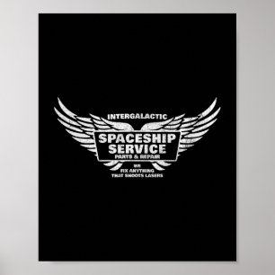 Poster Serviço Espacial "Nós Corrigimos Qualquer Coisa Qu