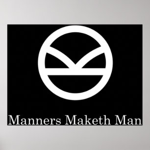 Poster Serviço Secreto do Kingsman - Maners Maketh Man