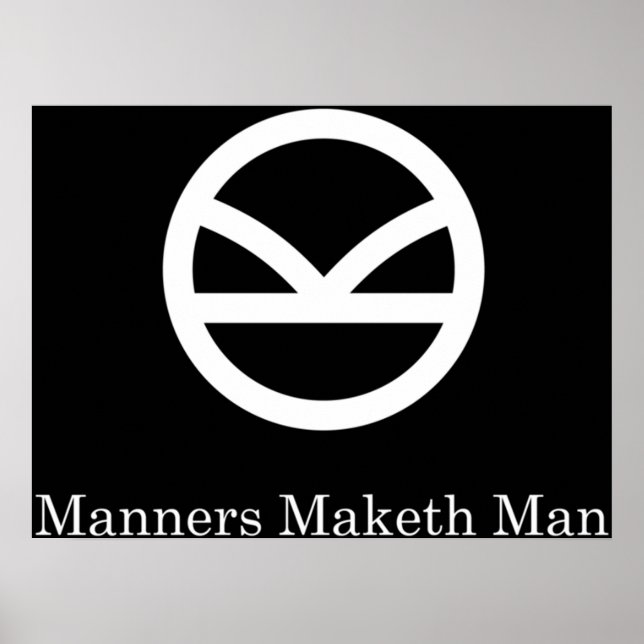 Poster Serviço Secreto do Kingsman - Maners Maketh Man (Frente)
