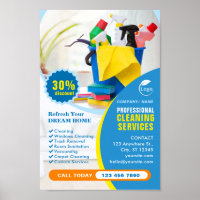 Serviços de limpeza profissional personalizáveis
