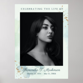 Poster Serviços Funerais da Borboleta Verde