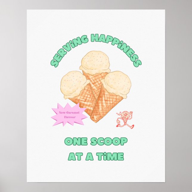 Poster Serving Happiness (Frente)