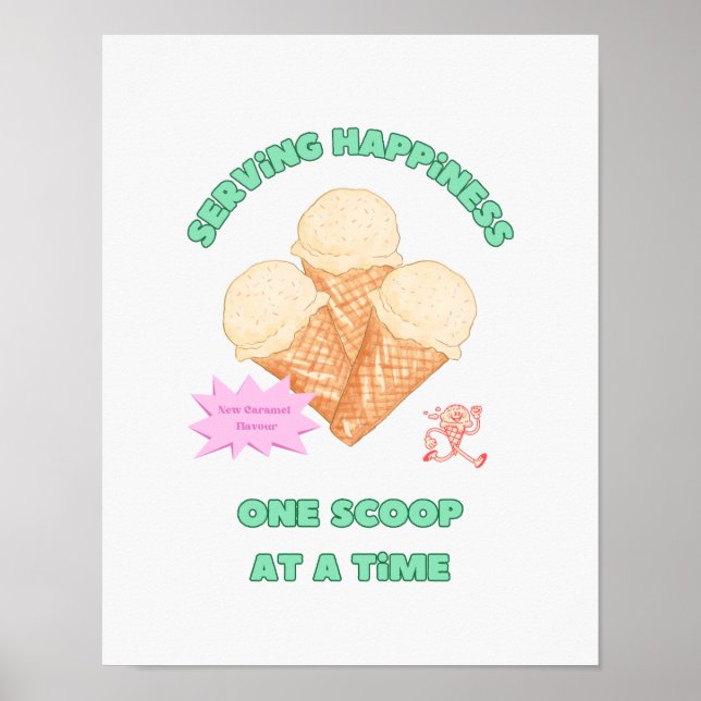 Poster Serving Happiness (Frente)