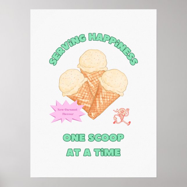 Poster Serving Happiness (Frente)