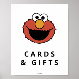 Poster Sesame Street Elmo - Cartaz de Primeiro Aniversá